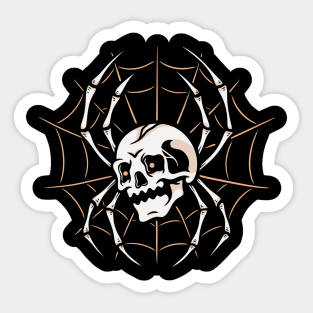 Spider skull Sticker